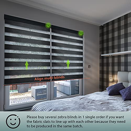 Motorized Zebra Blinds with Alexa Control