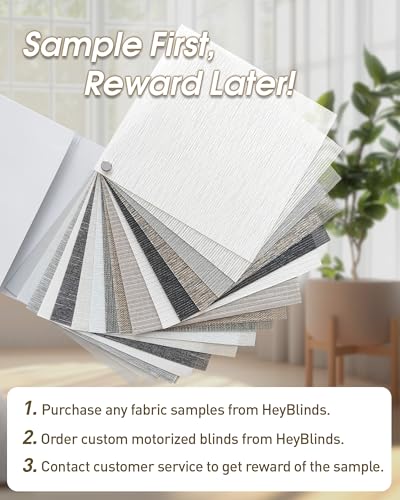 Smart Light Filtering Motorized Blinds with Remote Control